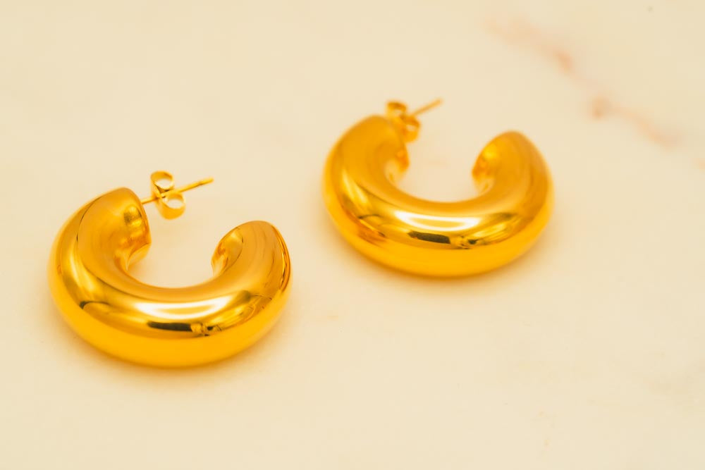 Mia Gold Hoops