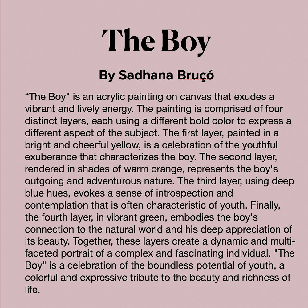 The Boy by Sadhana Bruco