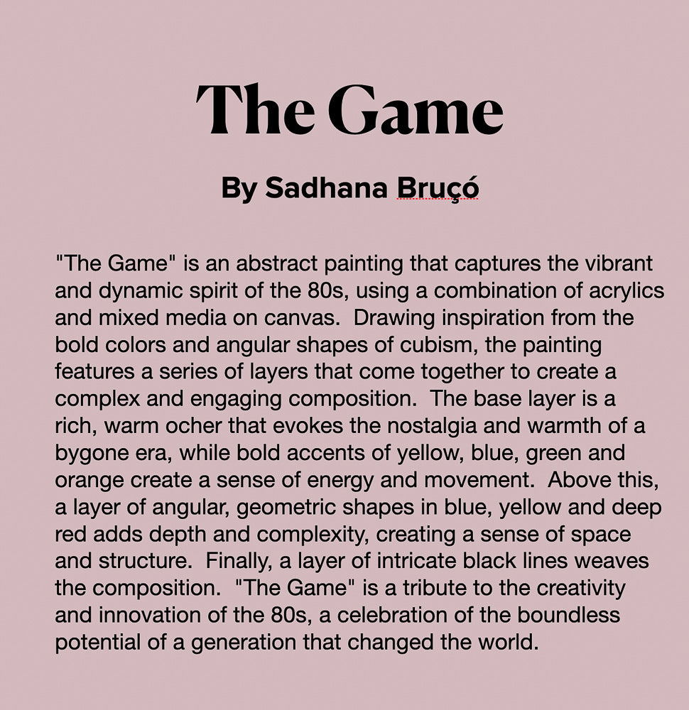 The Game by Sadhana Bruco